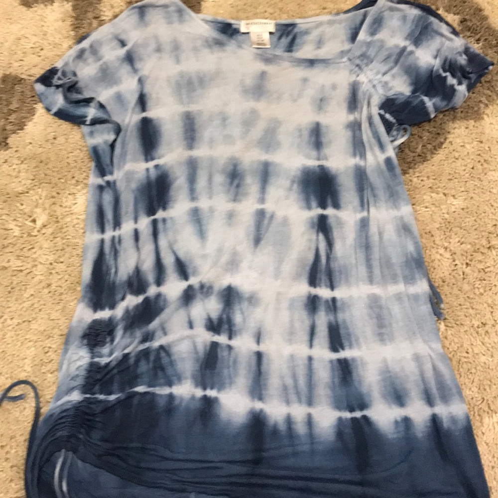 Tie dye maternity shirt